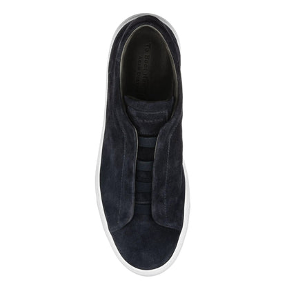 Stone Navy Suede Slip-On Sneaker - To Boot New York