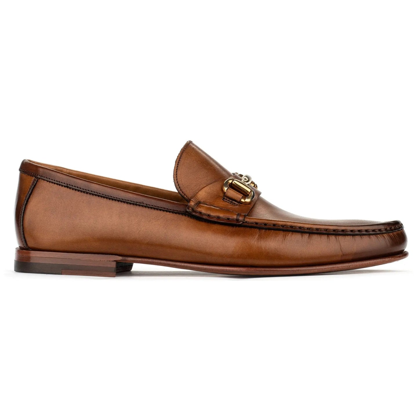 Watts Burnished Tan Leather Bit Loafer - To Boot New York