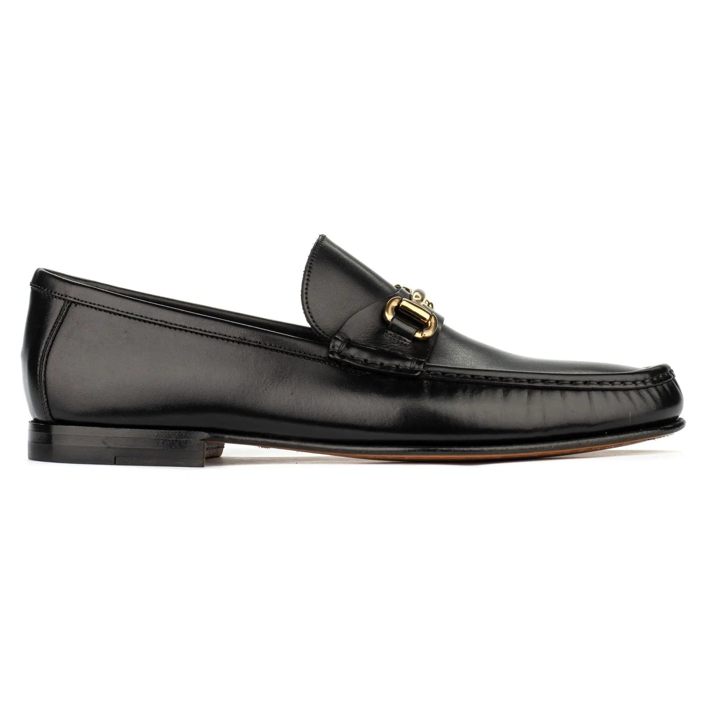 Watts Black Leather Bit Loafer - To Boot New York