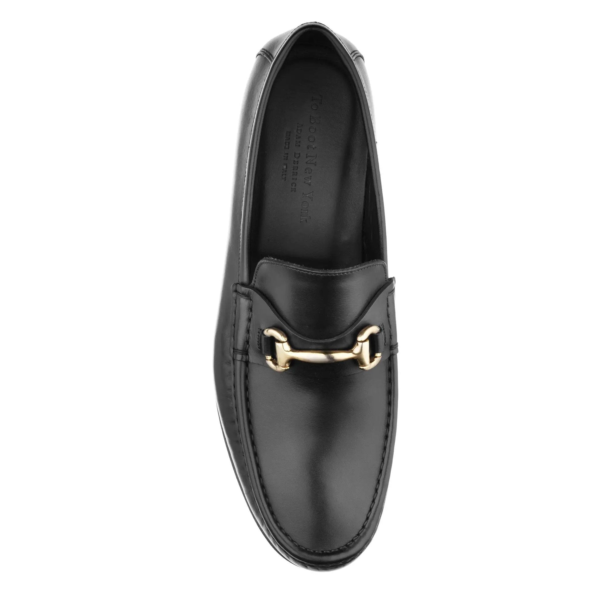 Watts Black Leather Bit Loafer - To Boot New York