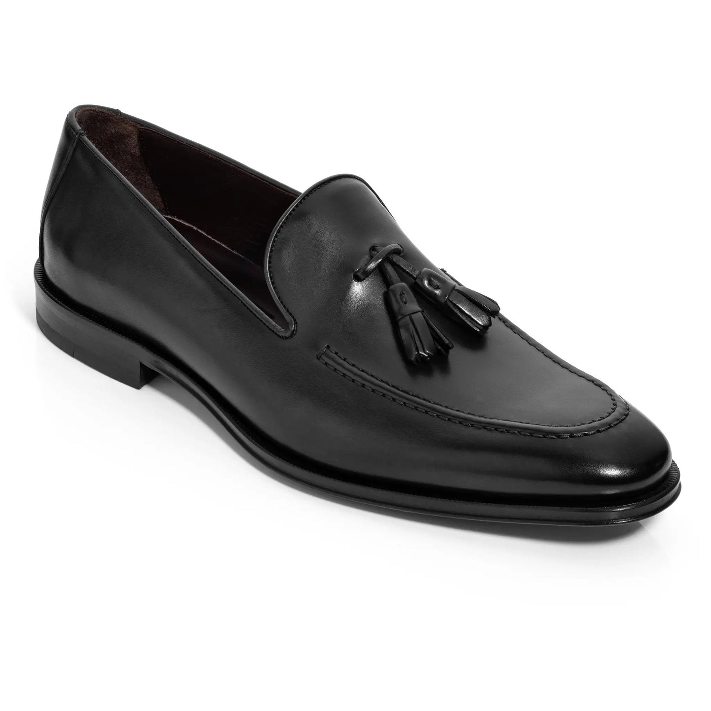 Maurizio Black Calf Tassel Loafer - To Boot New York
