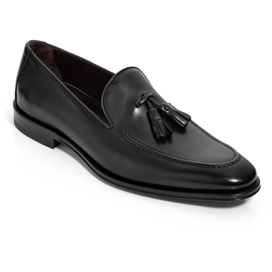 Maurizio Black Calf Tassel Loafer - To Boot New York