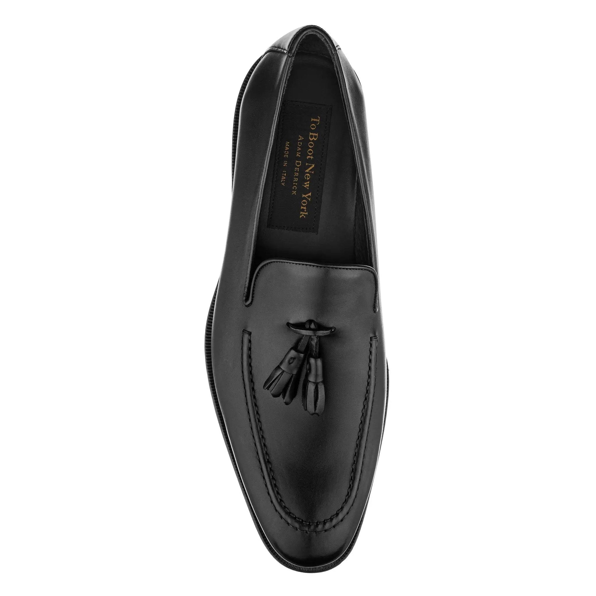 Maurizio Black Calf Tassel Loafer - To Boot New York