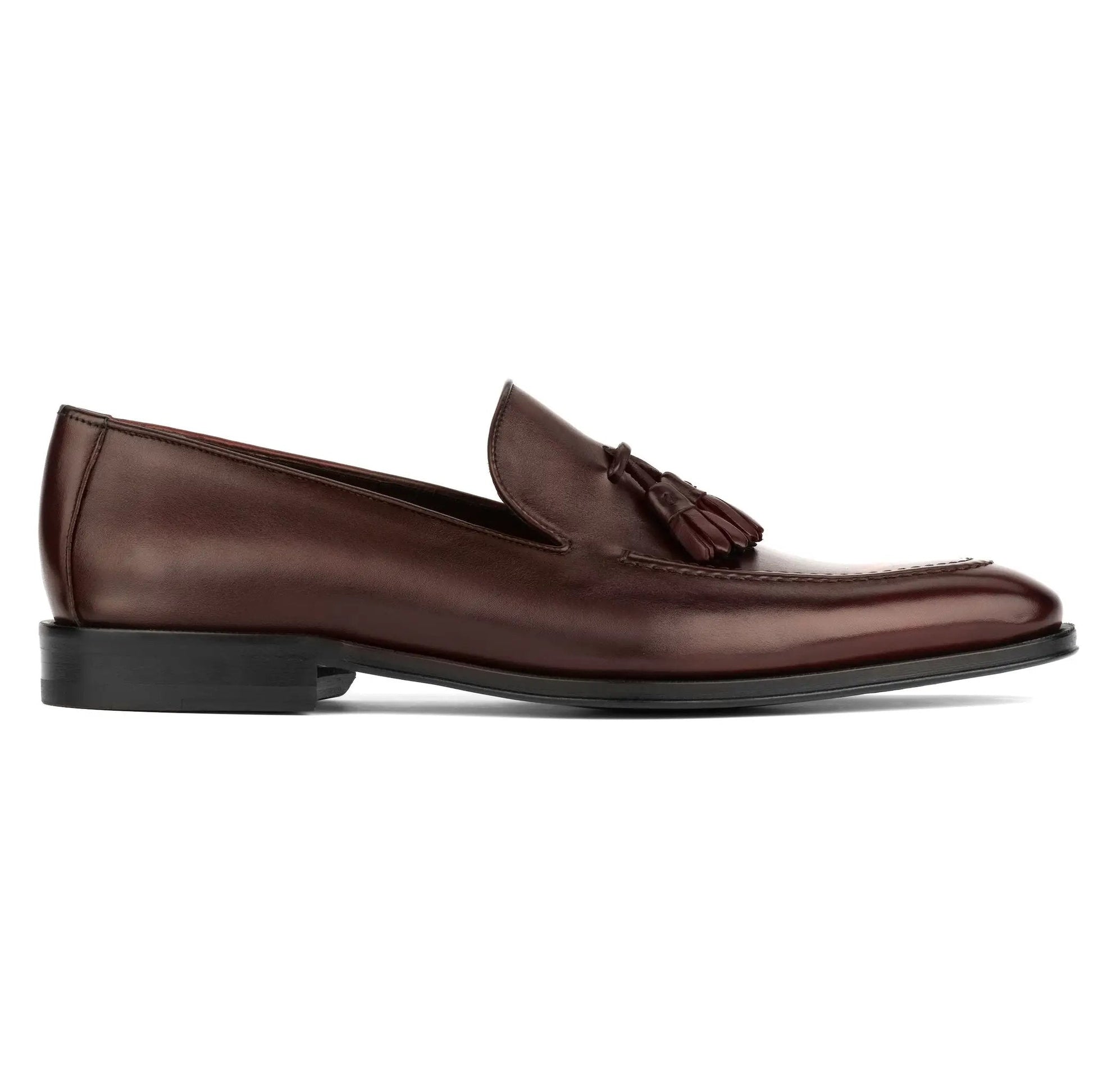 Maurizio Bordeaux Calf Tassel Loafer - To Boot New York