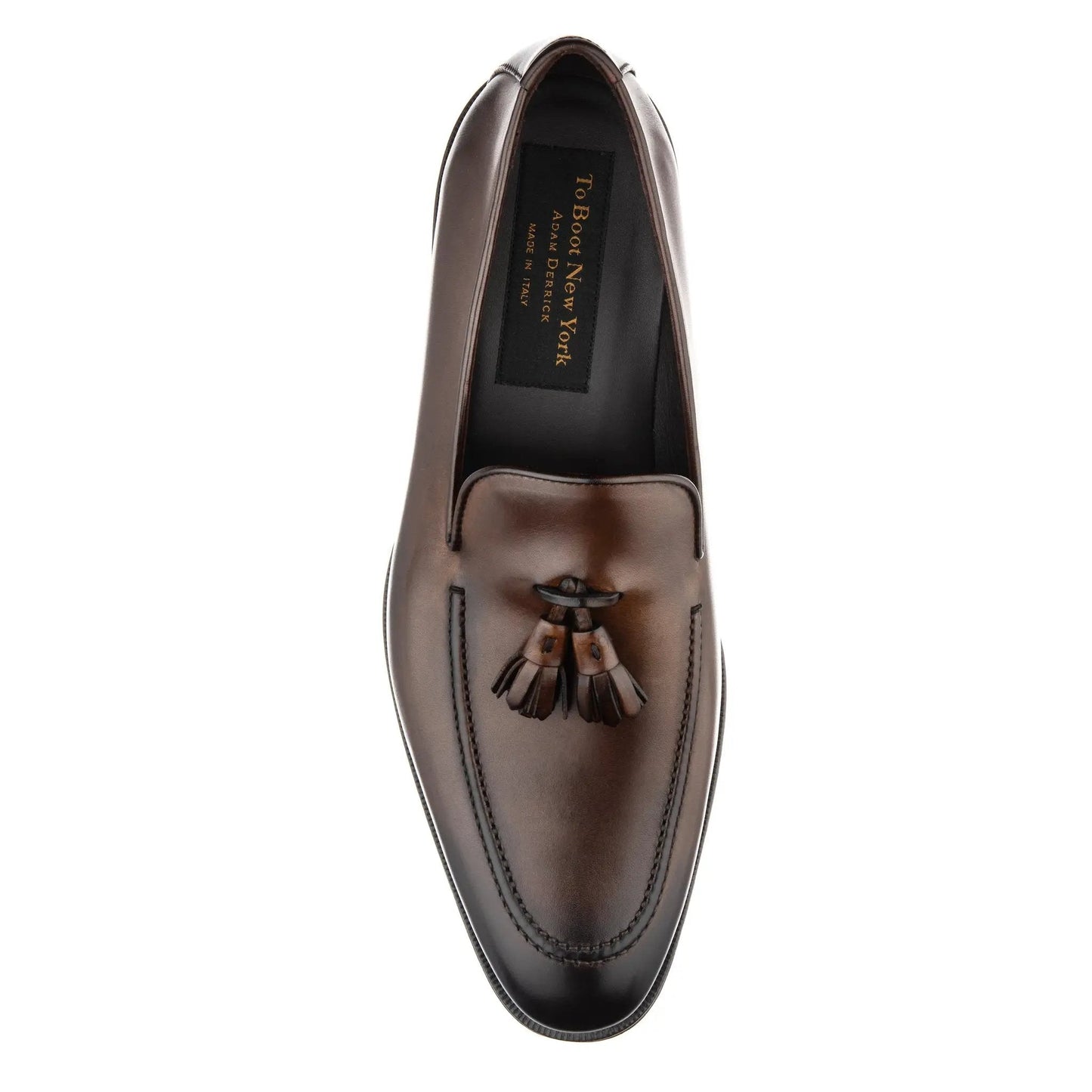 Maurizio Dark Brown Calf Tassel Loafer - To Boot New York