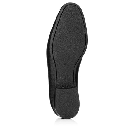 Merritt Black Deerskin Leather Penny Loafer Slip-On - To Boot New York