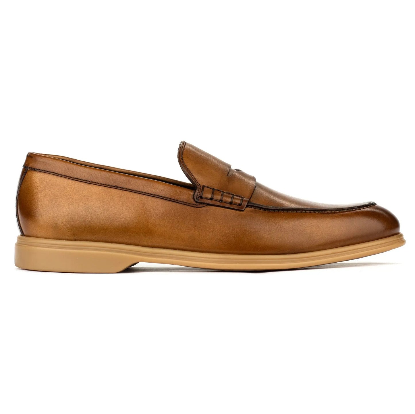 Nelson Burnished Tan Calf Slip-On Loafer - To Boot New York