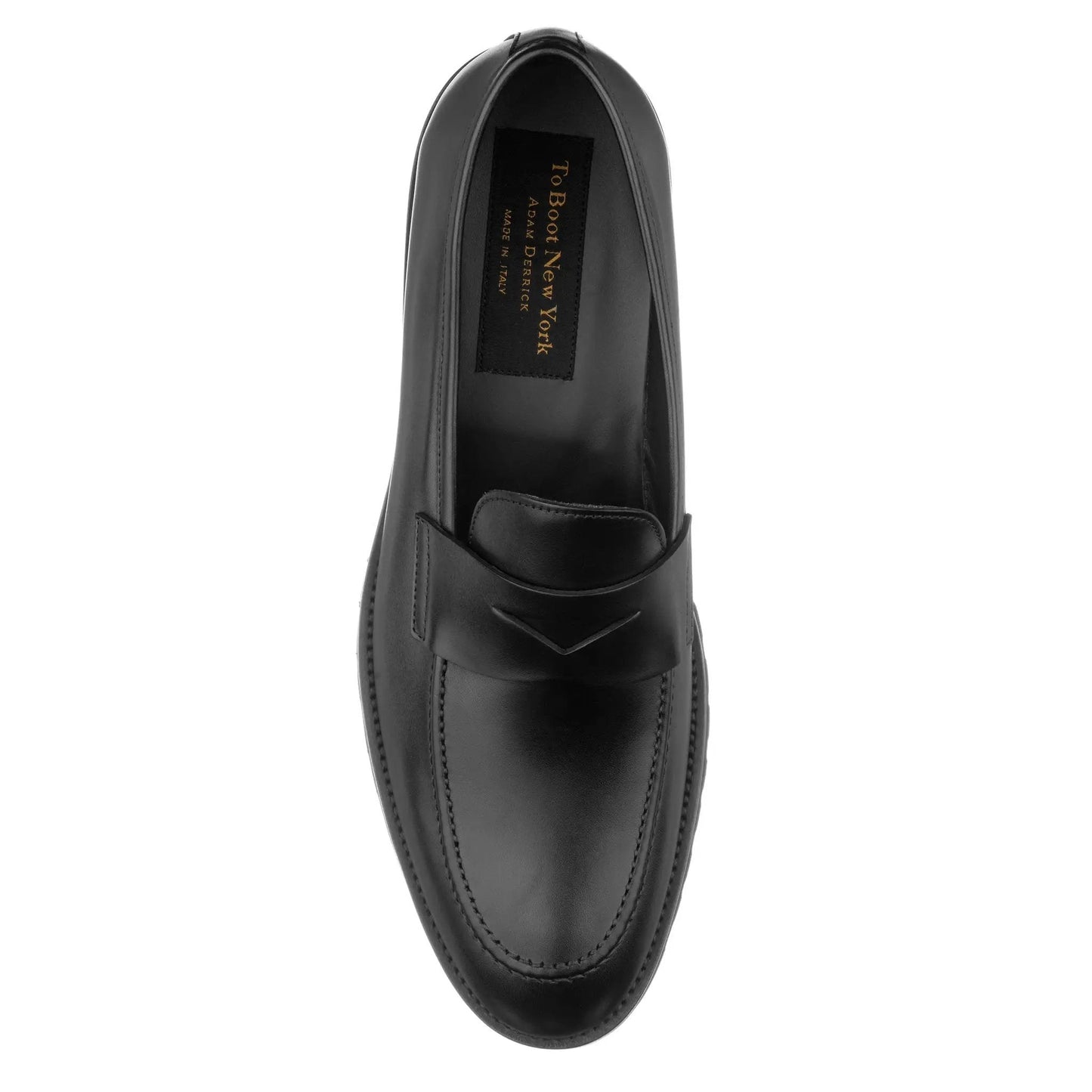 Nino Black Calf Lug Sole Penny Loafer - To Boot New York
