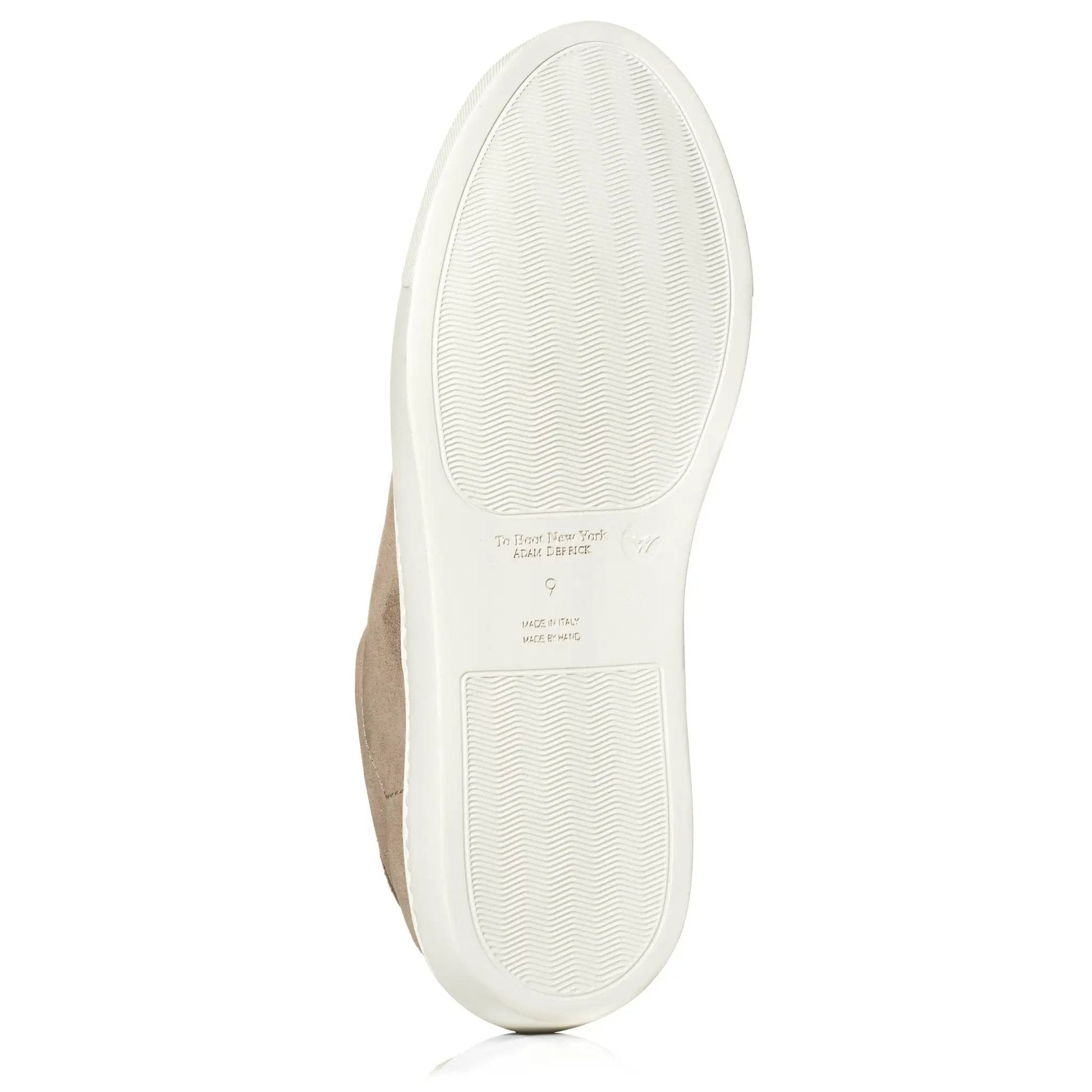Stone Taupe Suede Slip-On Sneaker - To Boot New York