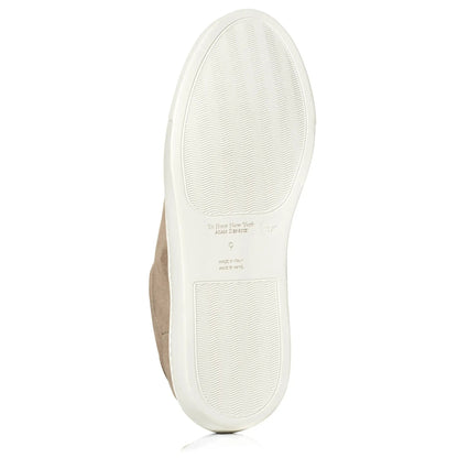 Stone Taupe Suede Slip-On Sneaker - To Boot New York