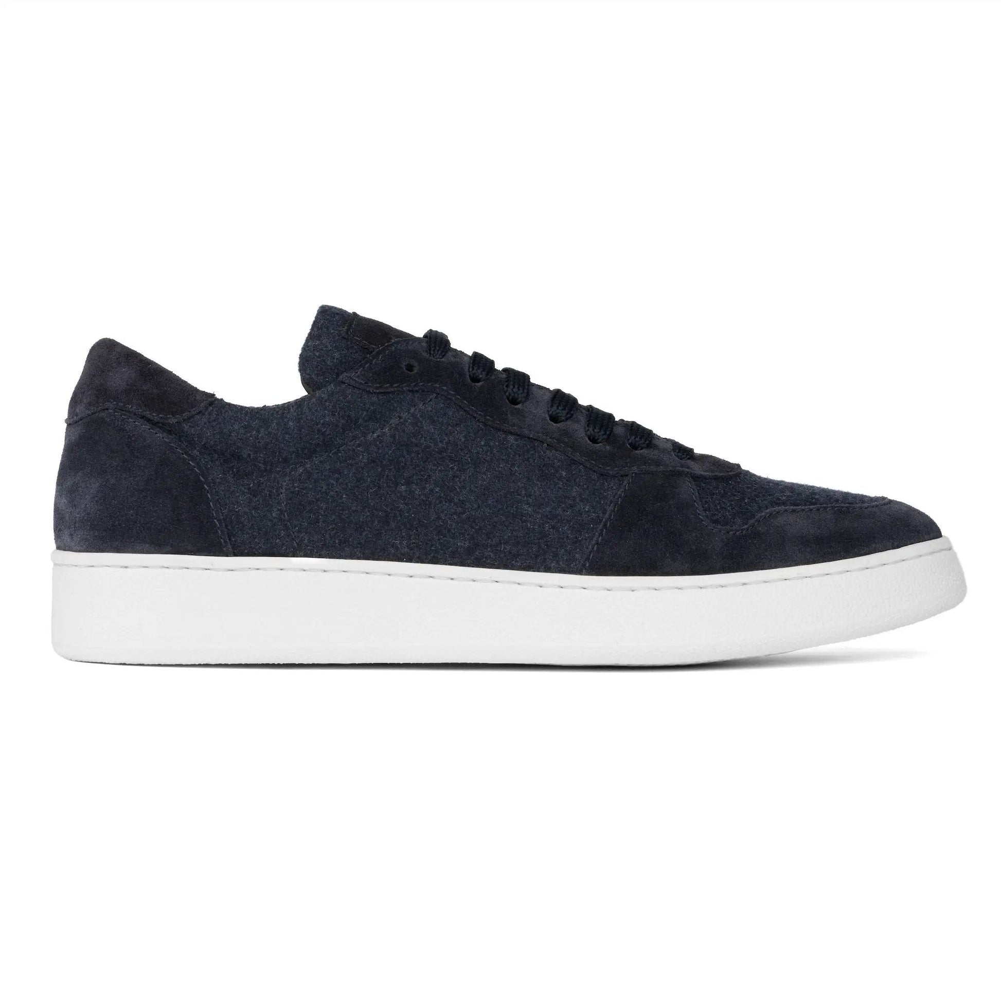 Whitworth Blue Cashwool Court Sneaker - To Boot New York