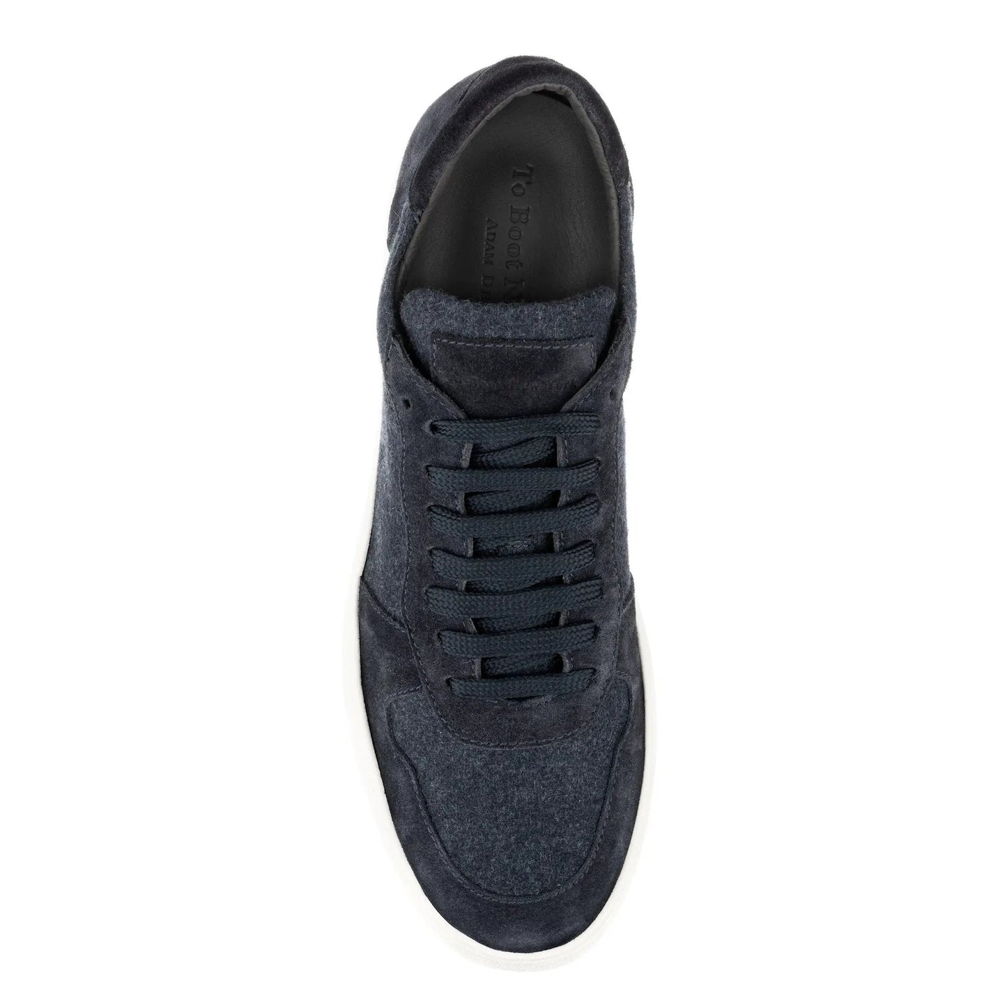 Whitworth Blue Cashwool Court Sneaker - To Boot New York