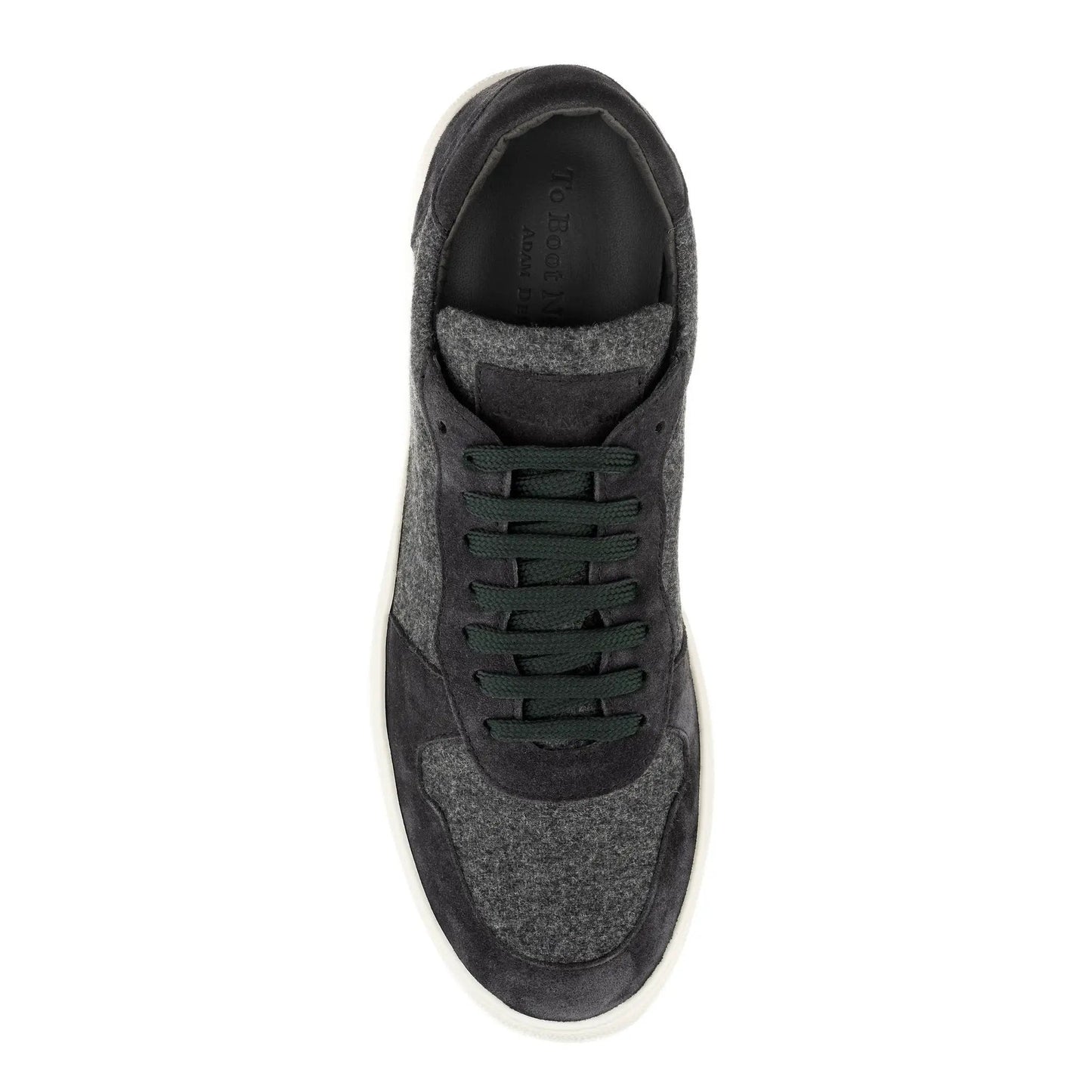 Whitworth Charcoal/Black Cashwool Court Sneaker - To Boot New York