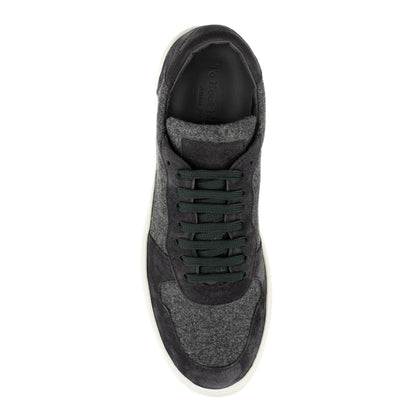 Whitworth Charcoal/Black Cashwool Court Sneaker - To Boot New York