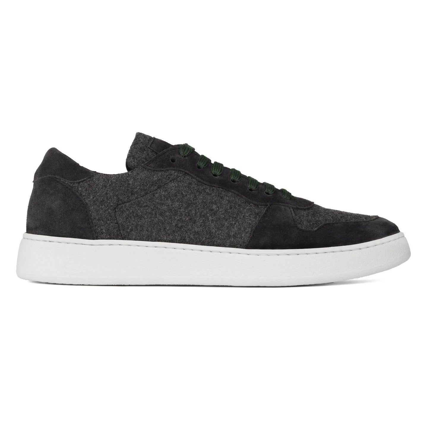 Whitworth Charcoal/Black Cashwool Court Sneaker - To Boot New York