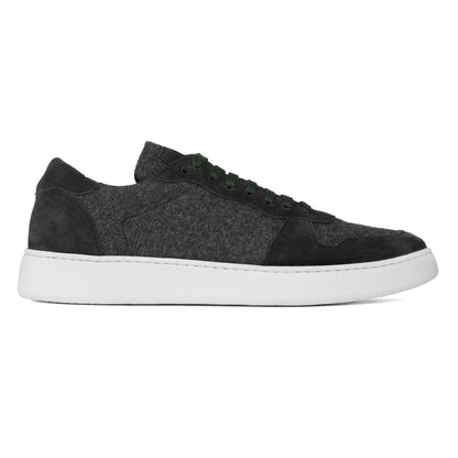 Whitworth Charcoal/Black Cashwool Court Sneaker - To Boot New York