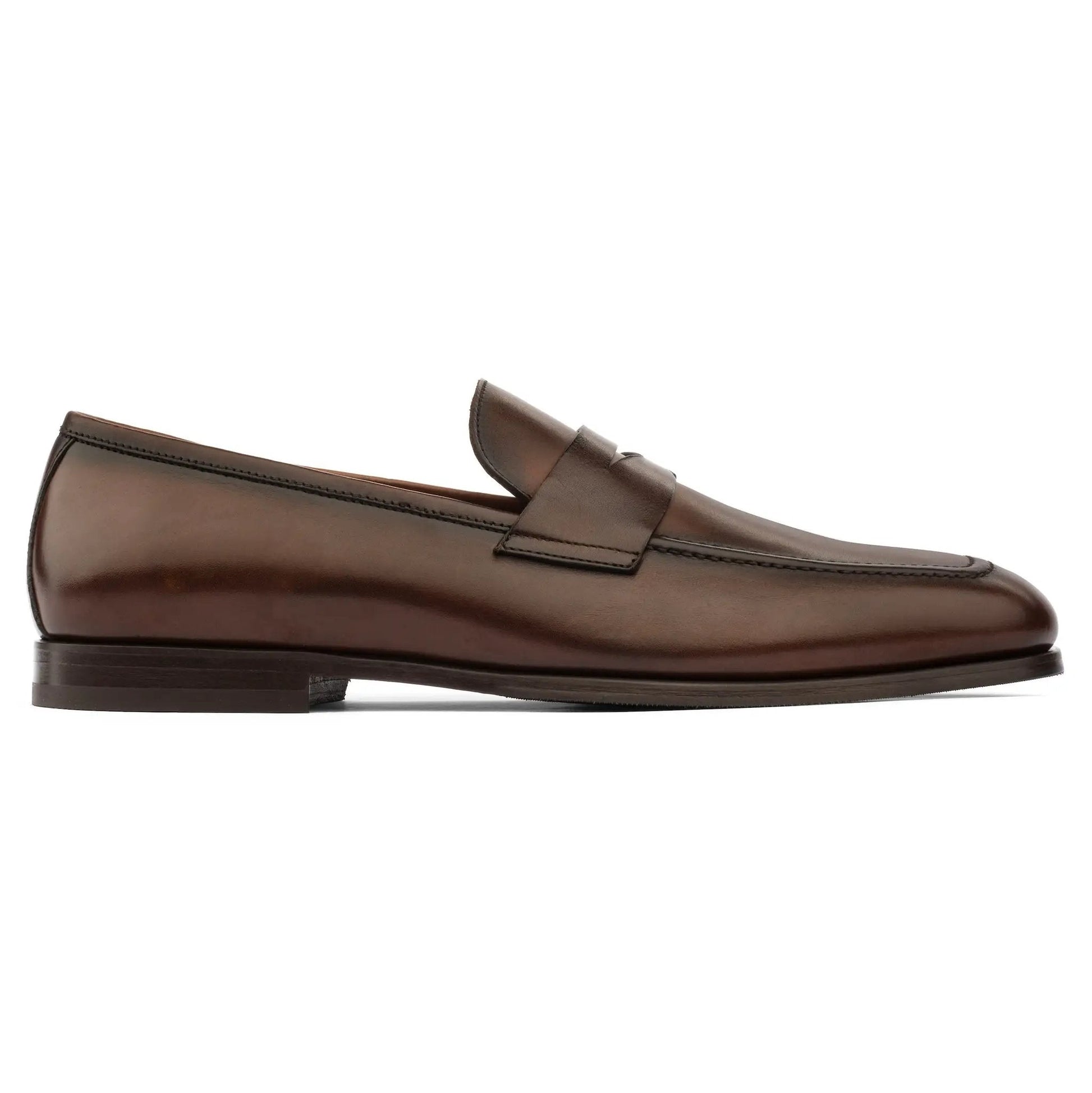 Ronny Burnished Brown Calf Slip-On Loafer - To Boot New York