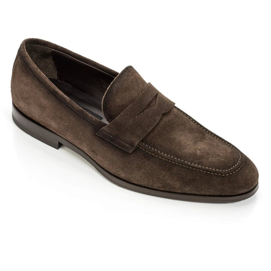 Ronny Dark Brown Suede Slip-On Loafer - To Boot New York