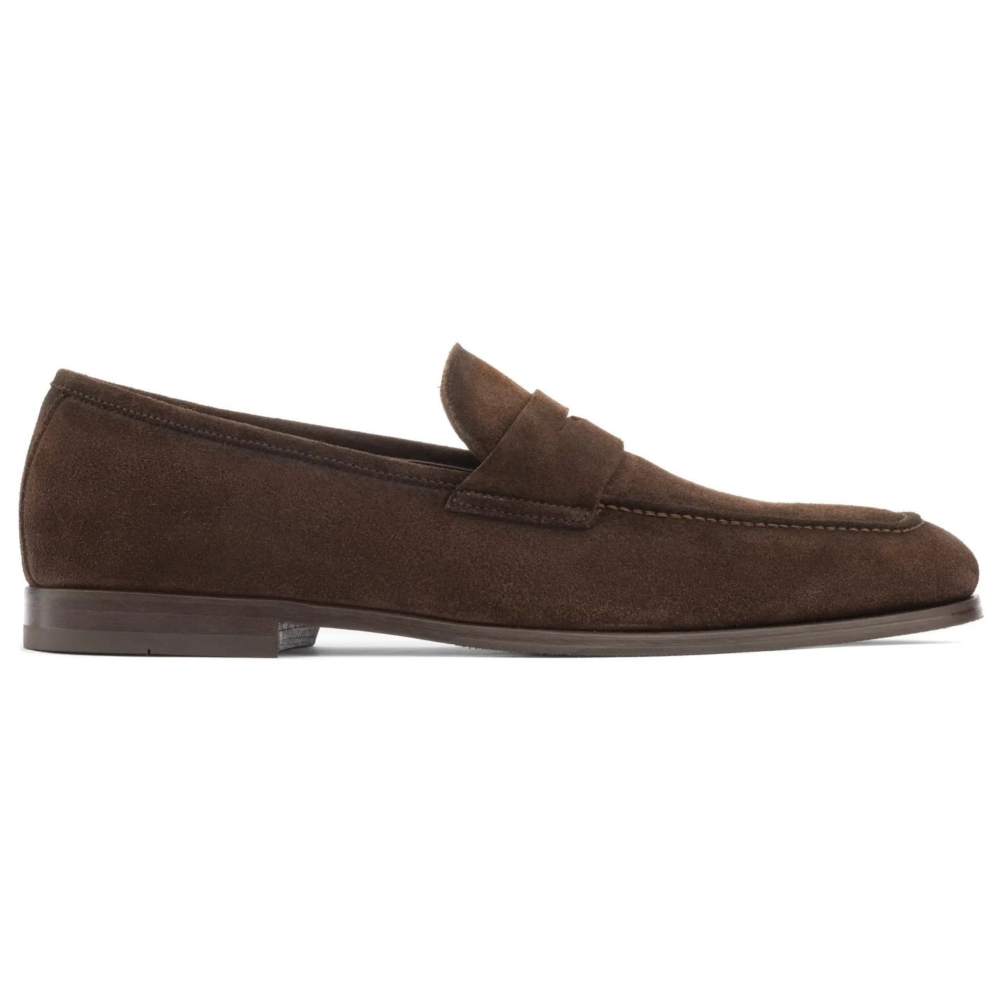 Ronny Dark Brown Suede Slip-On Loafer - To Boot New York