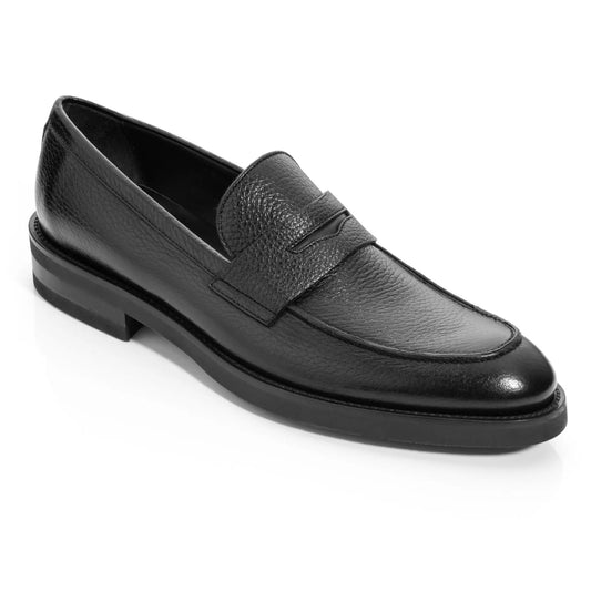 Slade Black Deerskin Loafer - To Boot New York