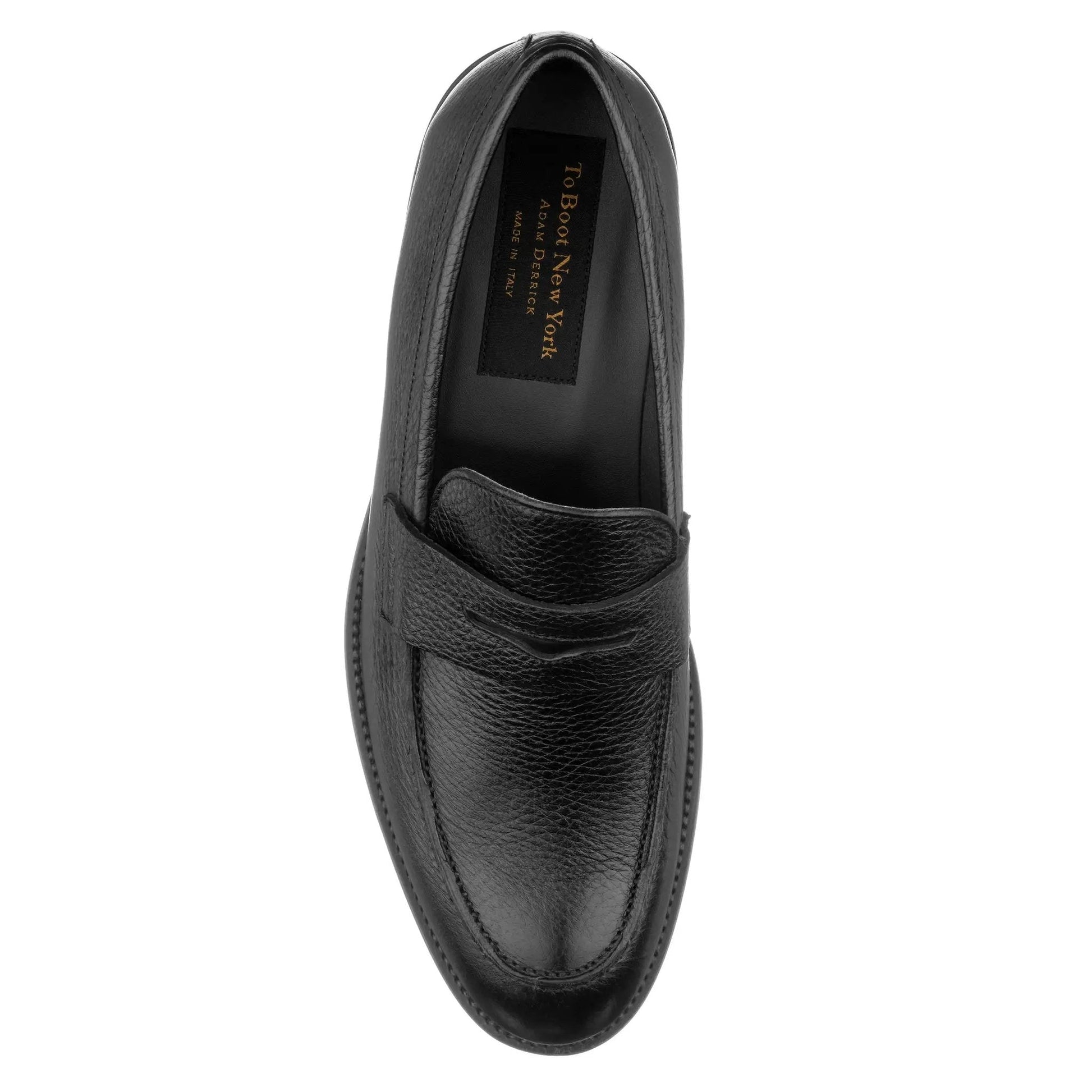 Slade Black Deerskin Loafer - To Boot New York