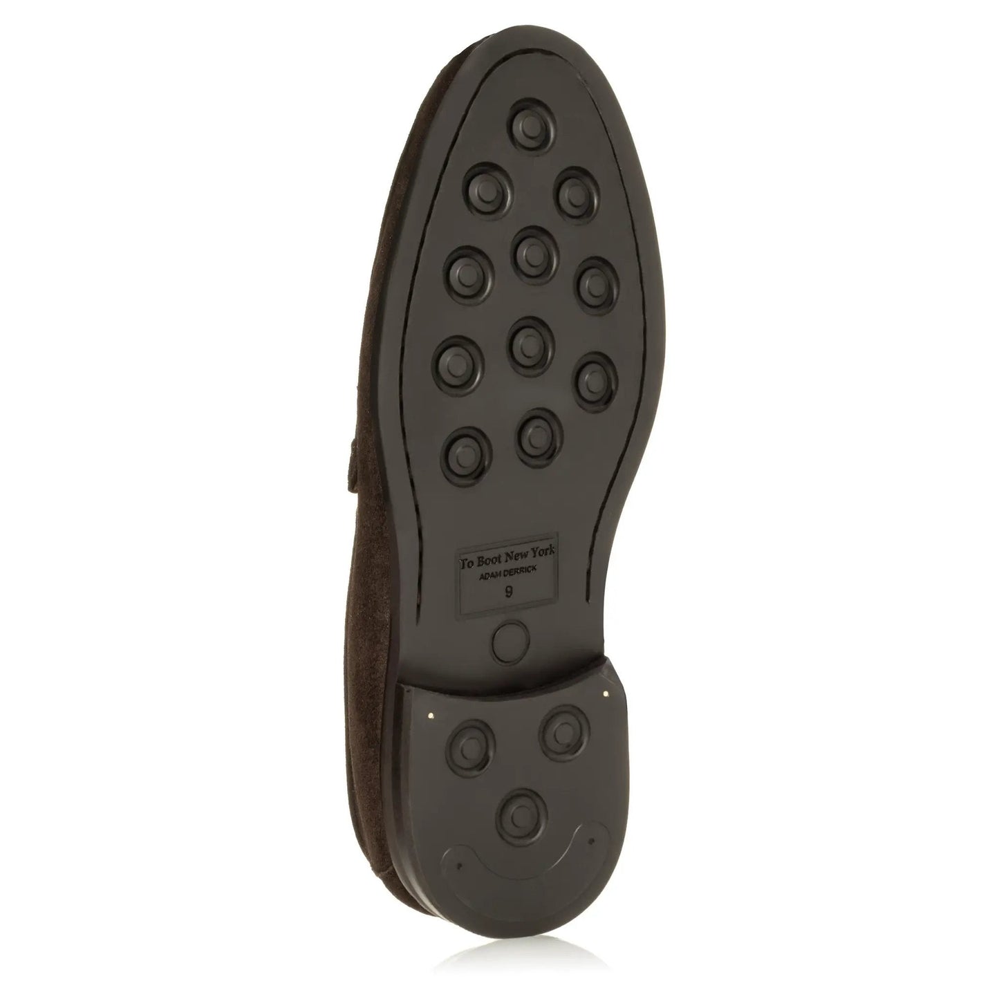 Smythe Dark Brown Suede Penny Loafer - To Boot New York