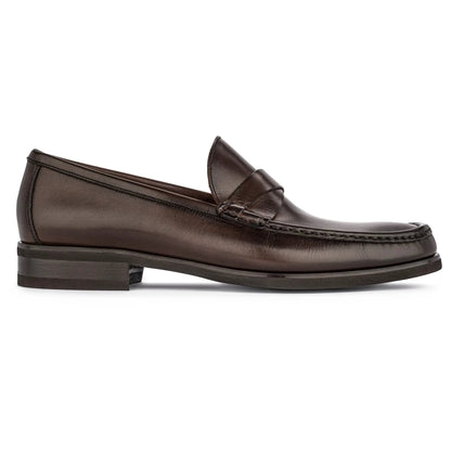 Spalding Dark Brown Calf Leather Penny Loafer - To Boot New York