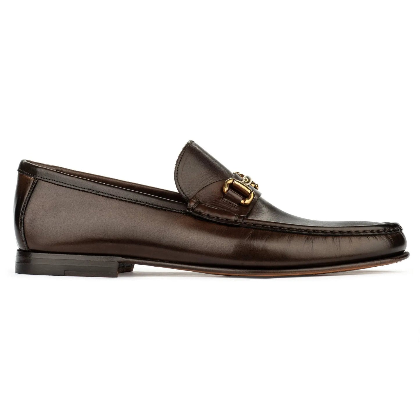 Watts Dark Brown Leather Bit Loafer - To Boot New York