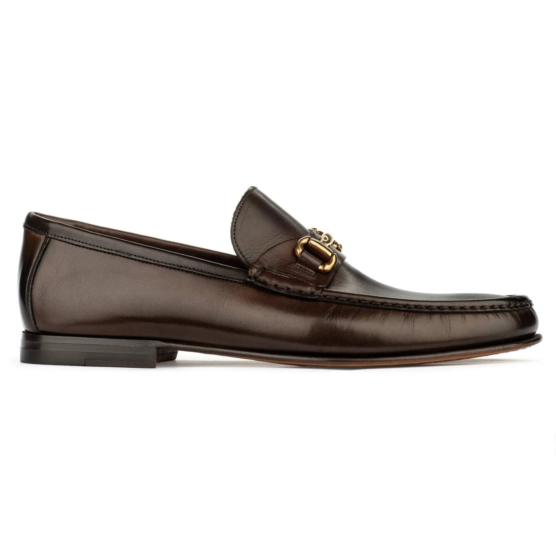 Watts Dark Brown Leather Bit Loafer - To Boot New York