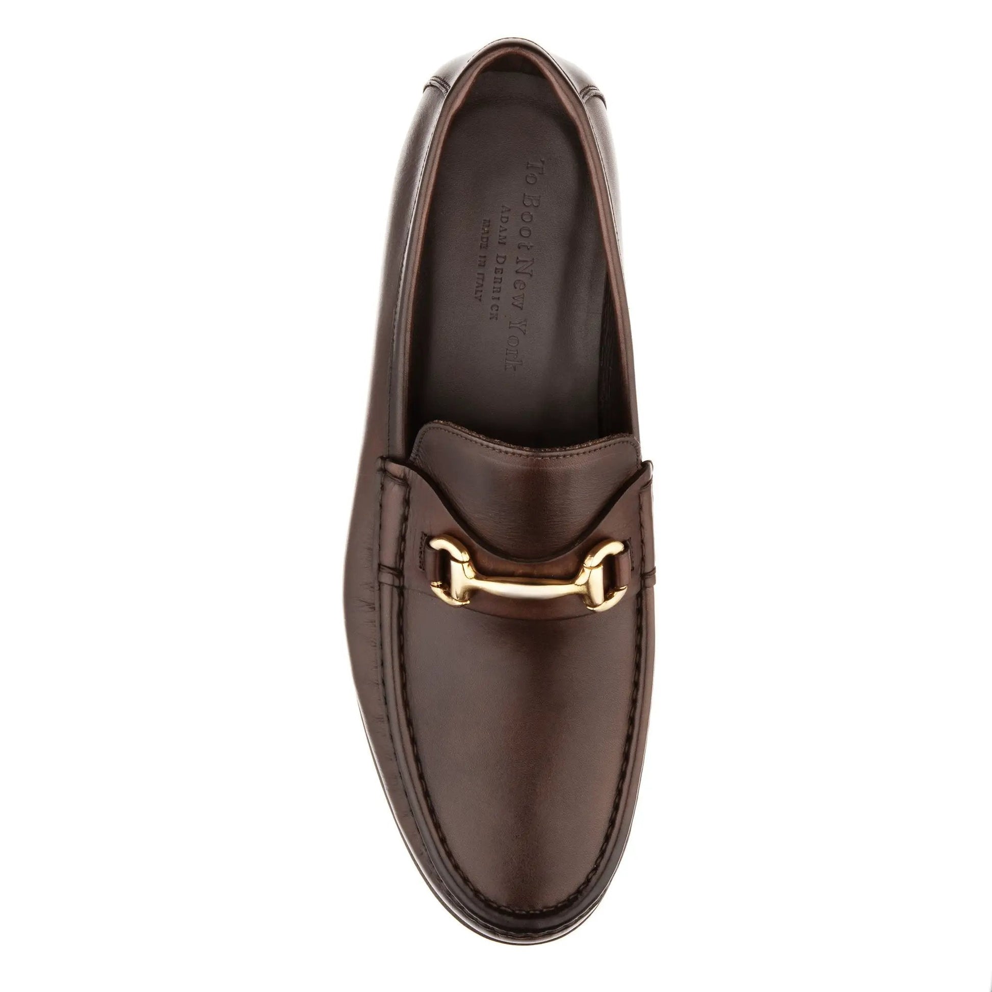 Watts Dark Brown Leather Bit Loafer - To Boot New York